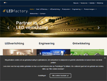 Tablet Screenshot of ledfactory.nl